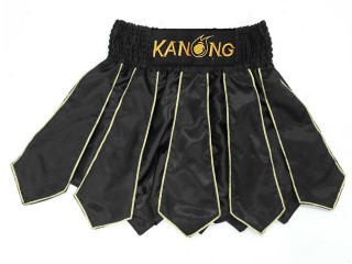 Galidator Muay Thai Shorts : KNS-142-Black
